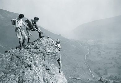 Rock climbing