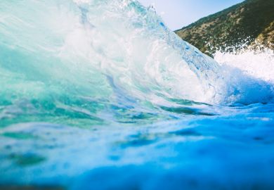 A breaking wave A breaking wave