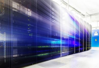Room with rows of server hardware in the data centre Room with rows of server hardware in the data centre