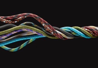 Separate strands being bound into a rope, illustrating UKRI