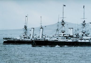 Royal Navy warships HMS Majestic and HMS Blake Royal Navy warships HMS Majestic and HMS Blake