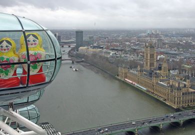 Russian dolls in London Eye