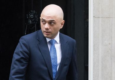 Sajid Javid exiting 10 Downing Street, London, England Sajid Javid exiting 10 Downing Street, London, England