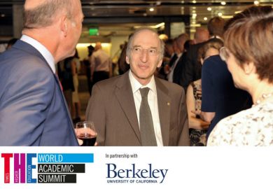 Saul Perlmutter in discussion at World Academic Summit