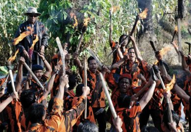 Scene from The Act of Killing, 2012