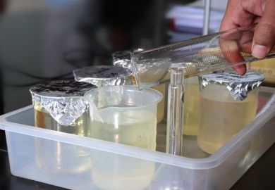 A science lab A chemistry lab