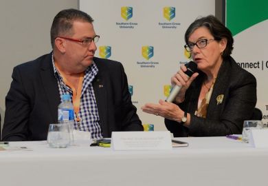 Scott Buchholz and Cathy McGowan