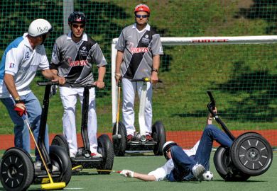 Segway Polo World Cup, Stockholm, 2012, illustrating innovation, THE World Academic Summit