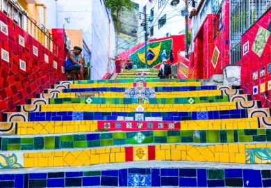 Selaron stairway in Rio de Janeiro, Brazil Selaron stairway in Rio de Janeiro, Brazil
