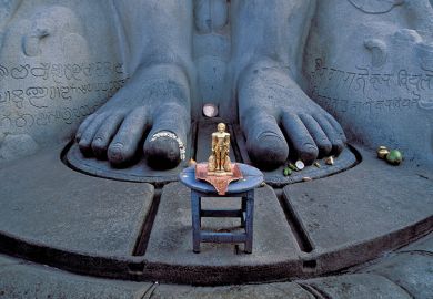 A gold-looking shrine