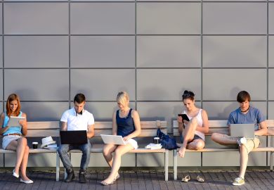 Students on laptops Students on laptops