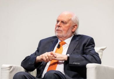 Sir Fraser Stoddart at THE Research Excellence Summit Asia Pacific UNSW Sydney February 2019 pic Jacquie Manning
