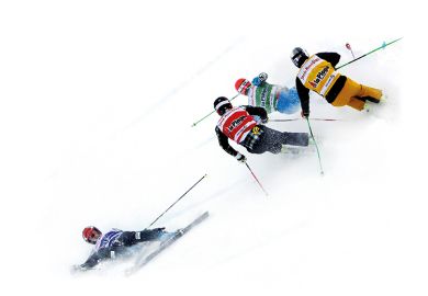 skiers skiers