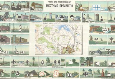 Soviet map