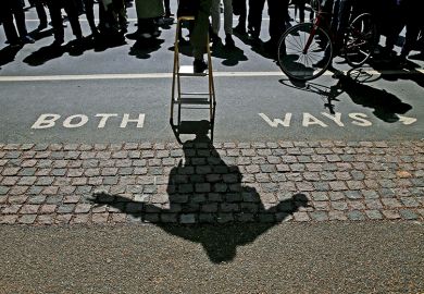 A speaker casts a shadow as he addresses a crowd at Speakers’ Corner in Hyde Park, London A speaker casts a shadow as he addresses a crowd at Speakers’ Corner in Hyde Park, London