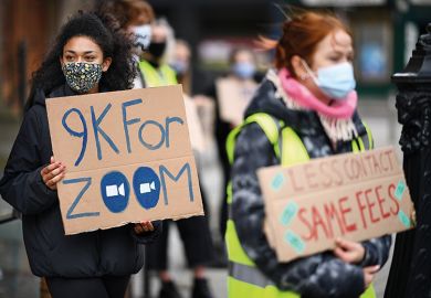 Student protest, Edinburgh 2020 Student protest, Edinburgh 2020