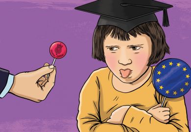 Spoiled child illustration