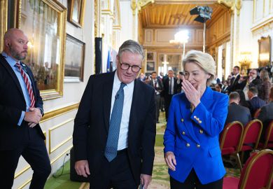 UK Prime Minister Keir Starmer and President of the European Commission, Ursula von der Leyen attend a press conference at the UK-EU summit at Lancaster House on 19 May 2025 in London, England UK Prime Minister Keir Starmer and President of the European Commission, Ursula von der Leyen attend a press conference at the UK-EU summit at Lancaster House on 19 May 2025 in London, England
