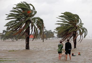 storm in New Orleans