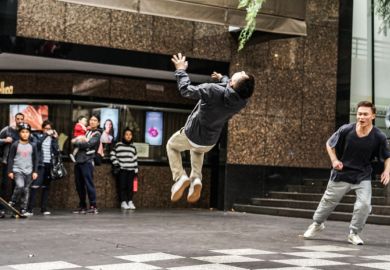 Street dance in the streets of Melbourne