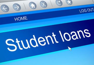 Student loans sign