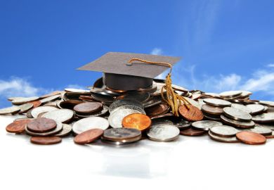 Graduation, but at what cost? Graduation hat on money