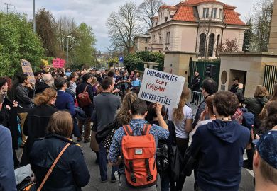 students protestors orban hungary