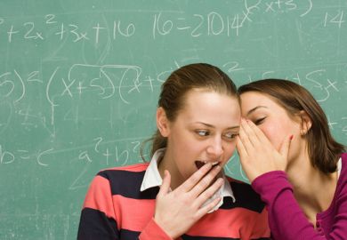 What do academics think of their students? students telling a secret