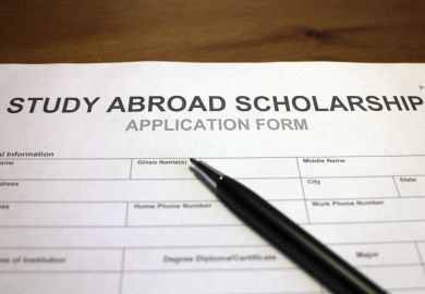 Study abroad scholarship form