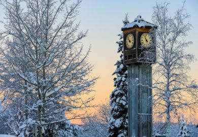Sunrise in Fairbanks