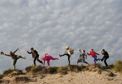 Supposedly happy people