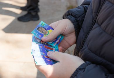 Swapping football stickers