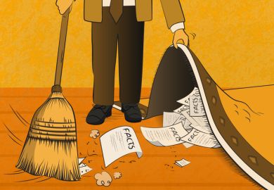 Sweeping facts under the carpet 