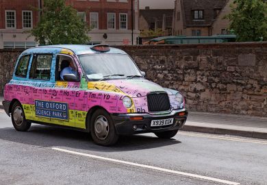 Taxi with periodic table Taxi with periodic table