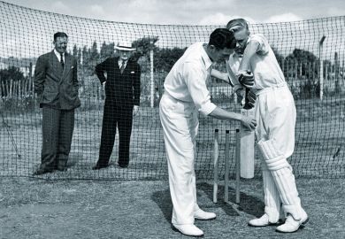 Teaching how to bat in cricket