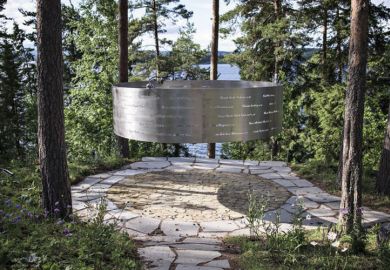 The Clearing memorial, 3RW, Utøya, Norway The Clearing memorial, 3RW, Utøya, Norway