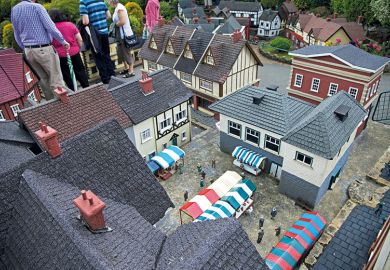 Beconscot Model Village, Beaconsfield, Buckinghamshire, England.