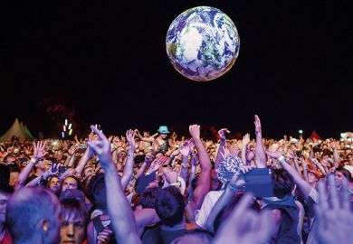 Crowd at Eurockéennes festival in France