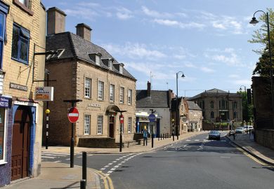 Bridge Street, Mansfield, Nottinghamshire, England, UK