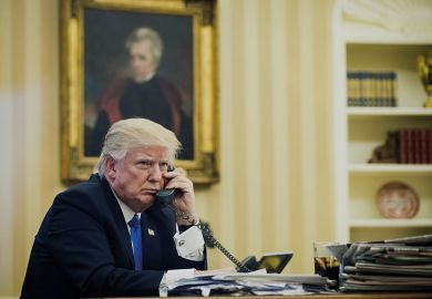 Donald Trump on the phone Donald Trump on the phone