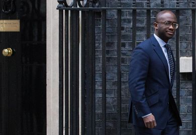 Sam Gyimah walks past 10 Downing Street