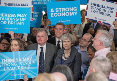 Theresa May on election campaign