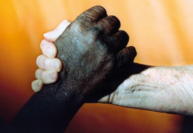 Wik women from Cape York join hands