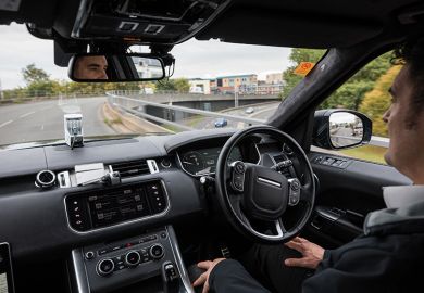 Autonomous car in Coventry