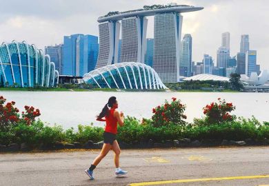 Runner in Singapore