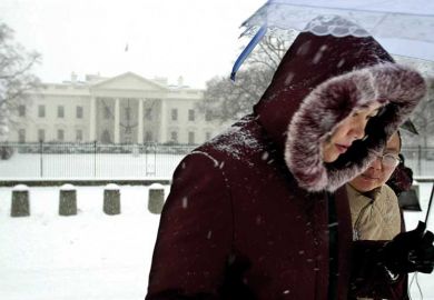 Women in the snow