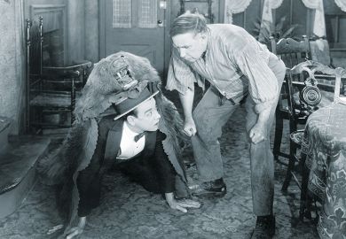 man found under bearskin rug