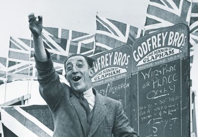 Bookie at horse races. Betting