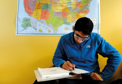 Student from Saudi Arabia in a US university