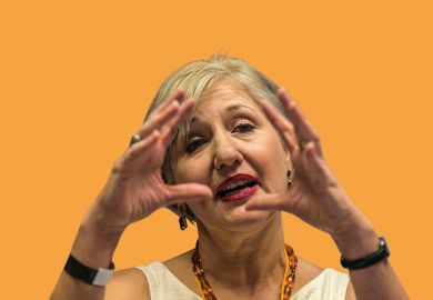 Glenda Gray, president of the country's Medical Research Council, speaks to the press on November 30, 2016 in Shoshaguve, near Pretoria, as South Africa launched a major clinical trial of an experimental vaccine against the AIDS virus.